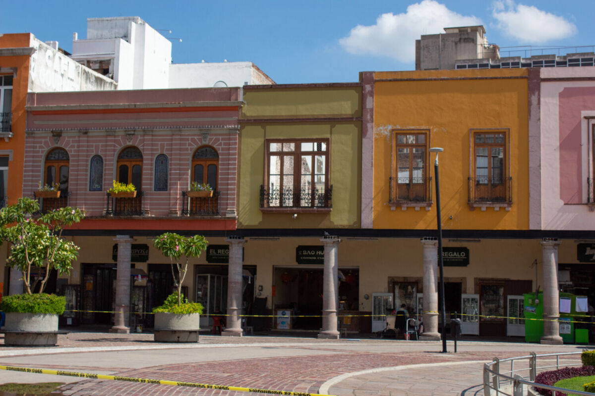 casonas coloridas que datan de la época colonial 