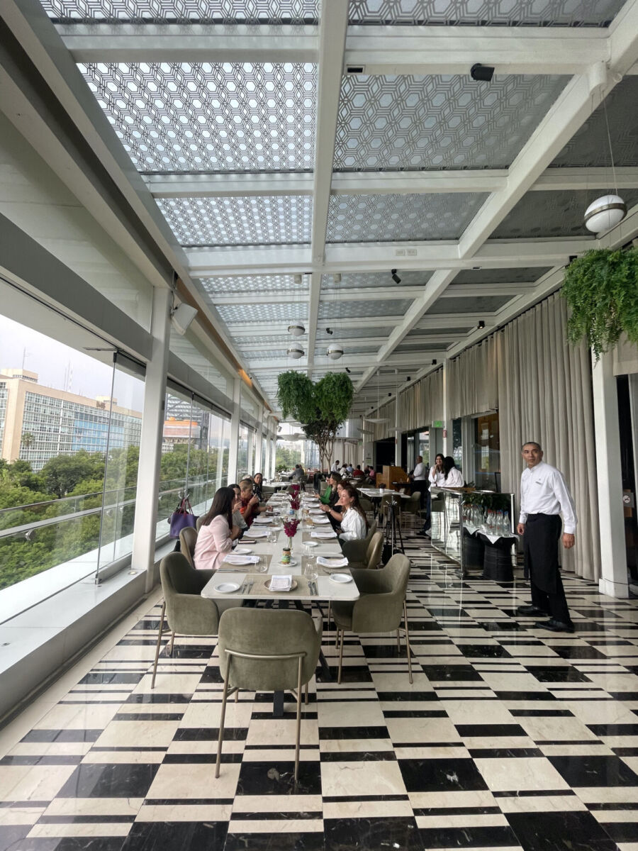 Terraza del Restaurante Diana en CDMX