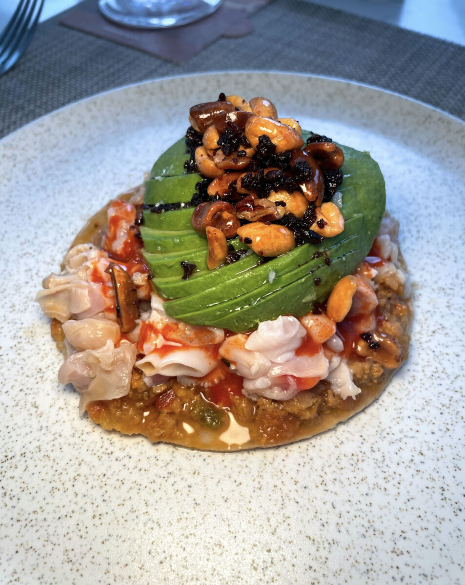 Tostada de La Guerrerense en la CDMX