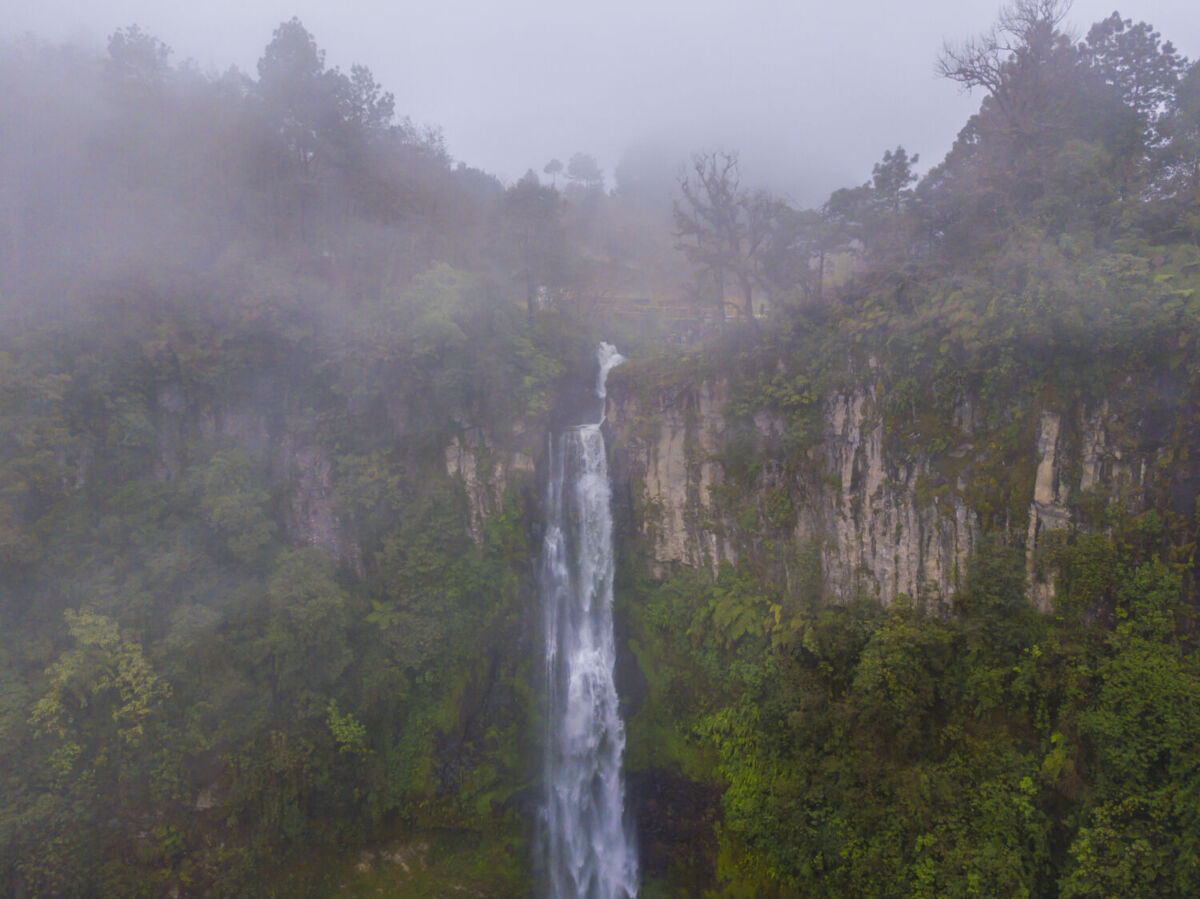 Cascada en el estado de Puebla