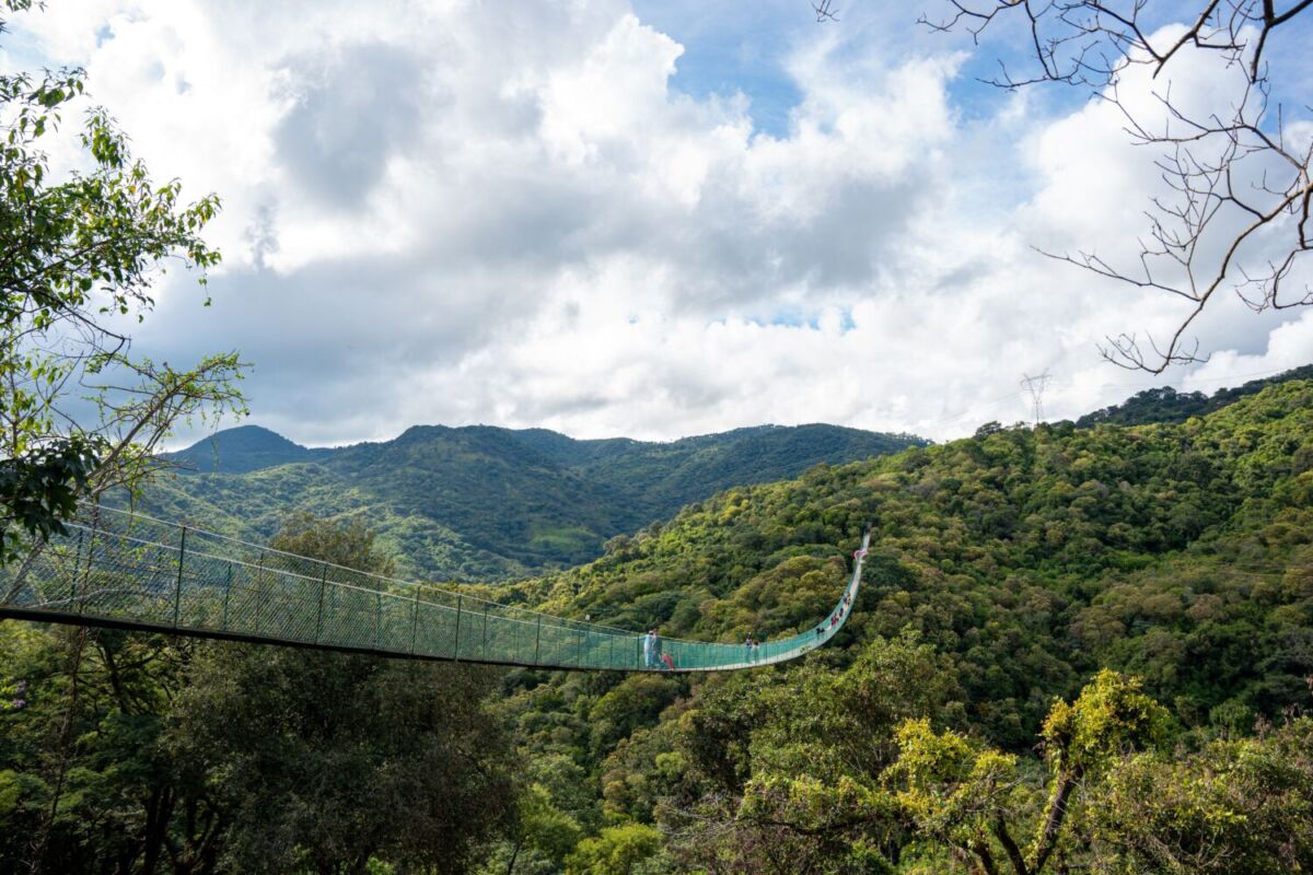 Puente colgante en Mazamitla