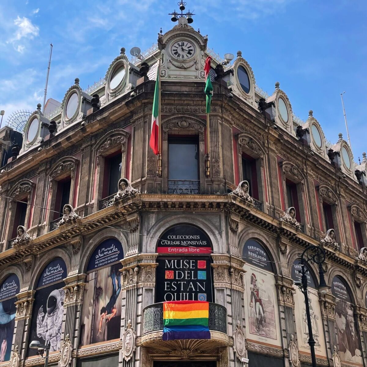 fachada del edificio la esmeralda en el centro historico de la cdmx
