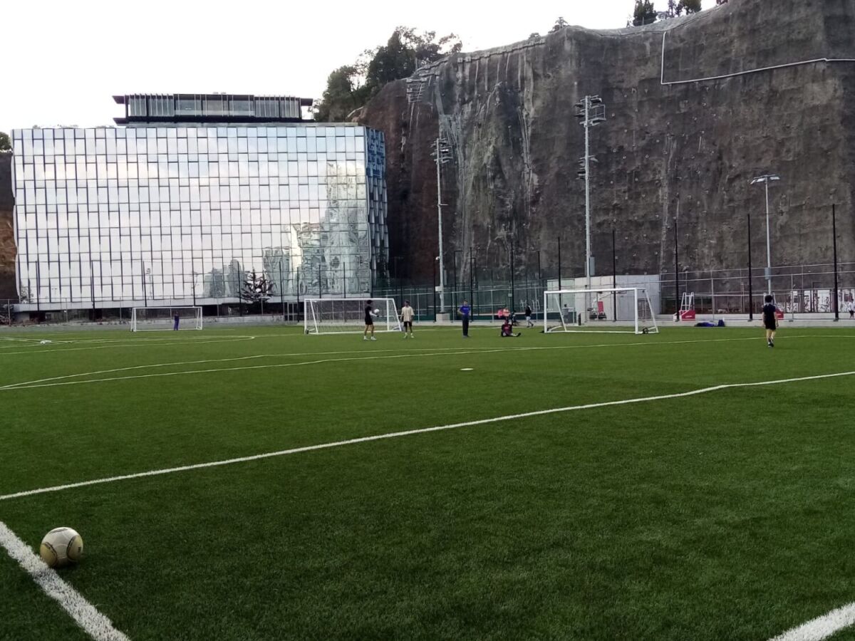 Canchas de fútbol del Parque La Mexicana 