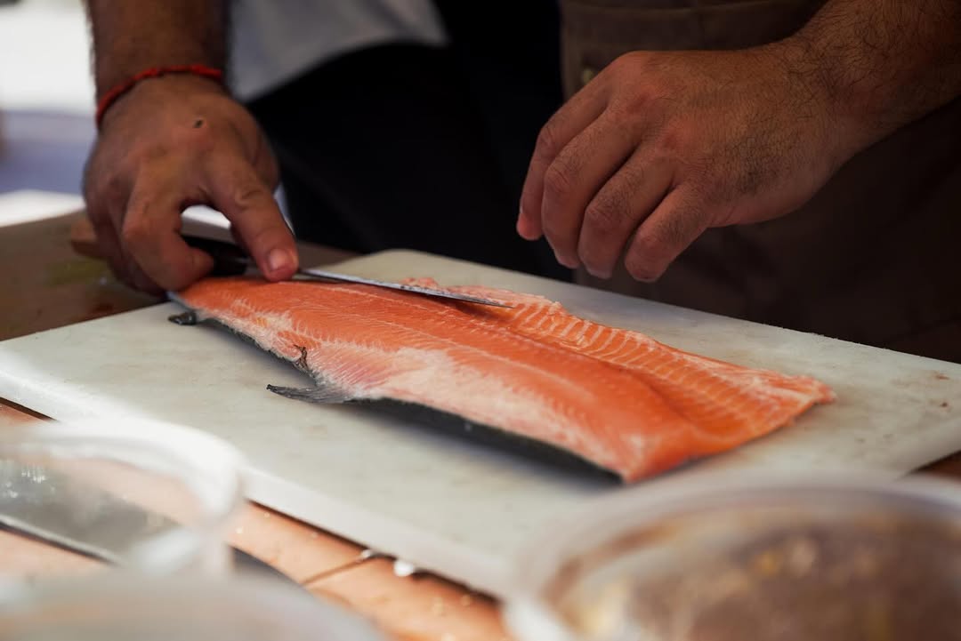 filete de trucha salmonada