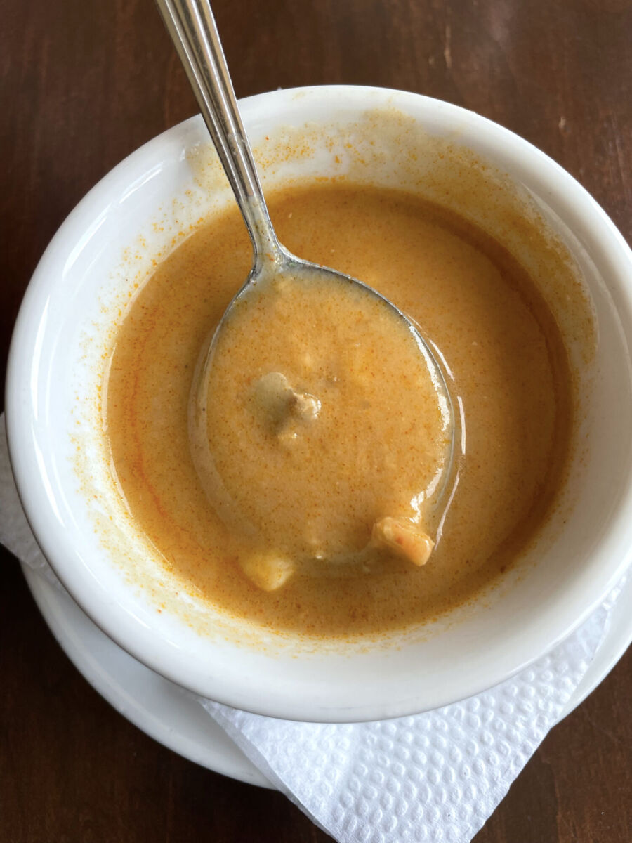 Crema de langosta en Rosarito 
