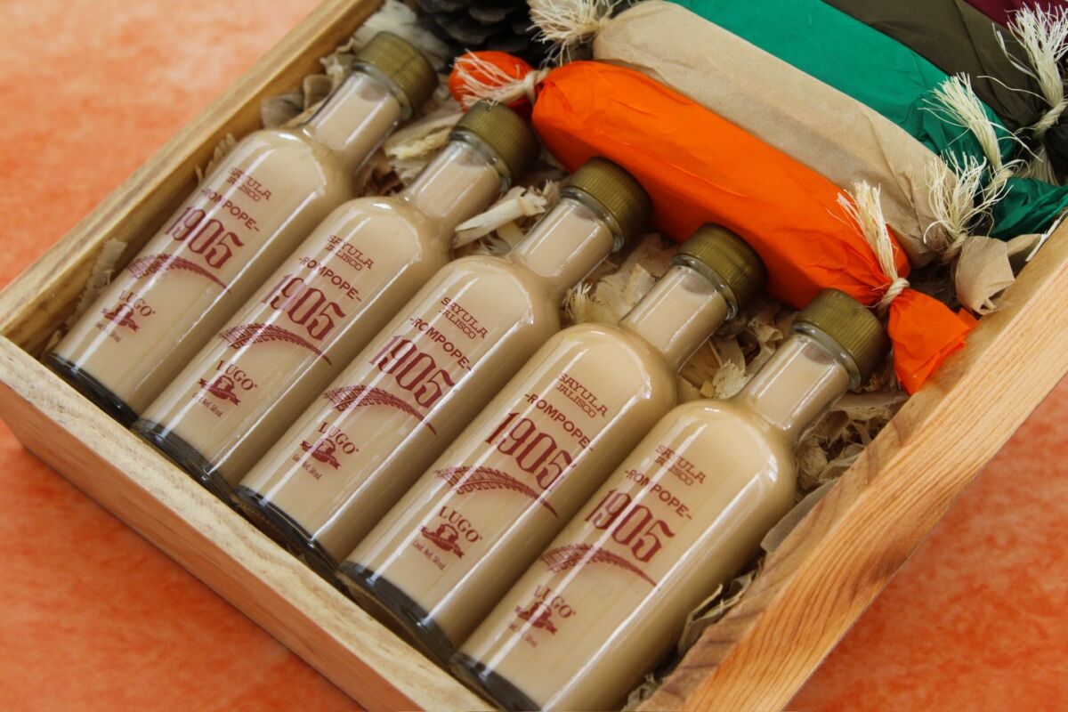 Kit de regalo con rompope de cajeta