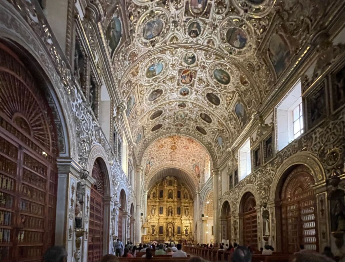 interior del Templo de Santo Domingo, Oaxaca