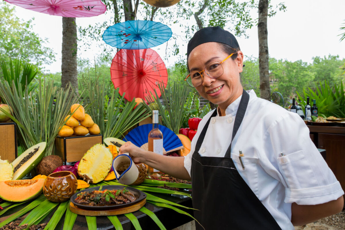 Chef tailandesa Sasikan Thawonwee 