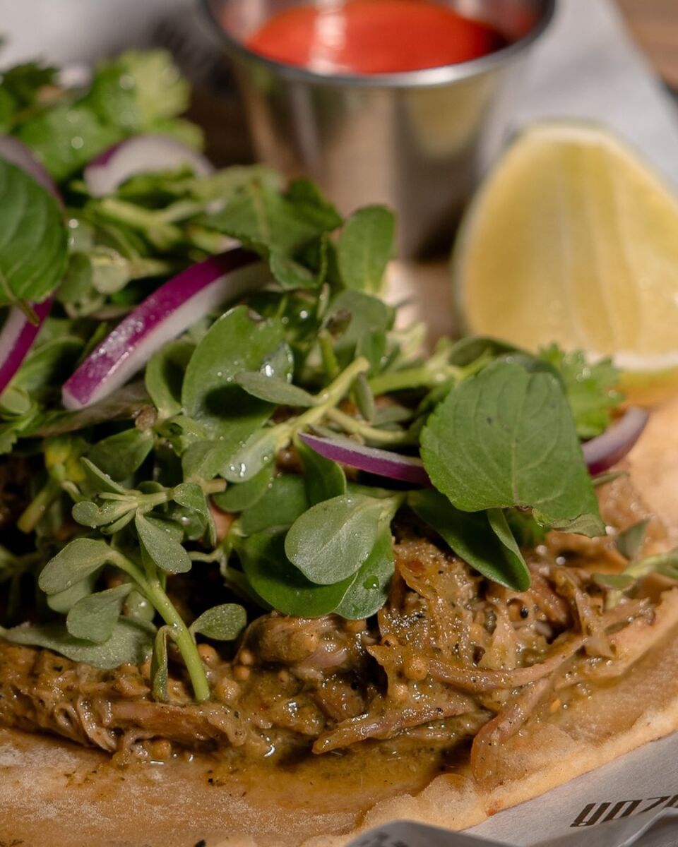 Taco de Chamorro en el Restaurante Salazar 