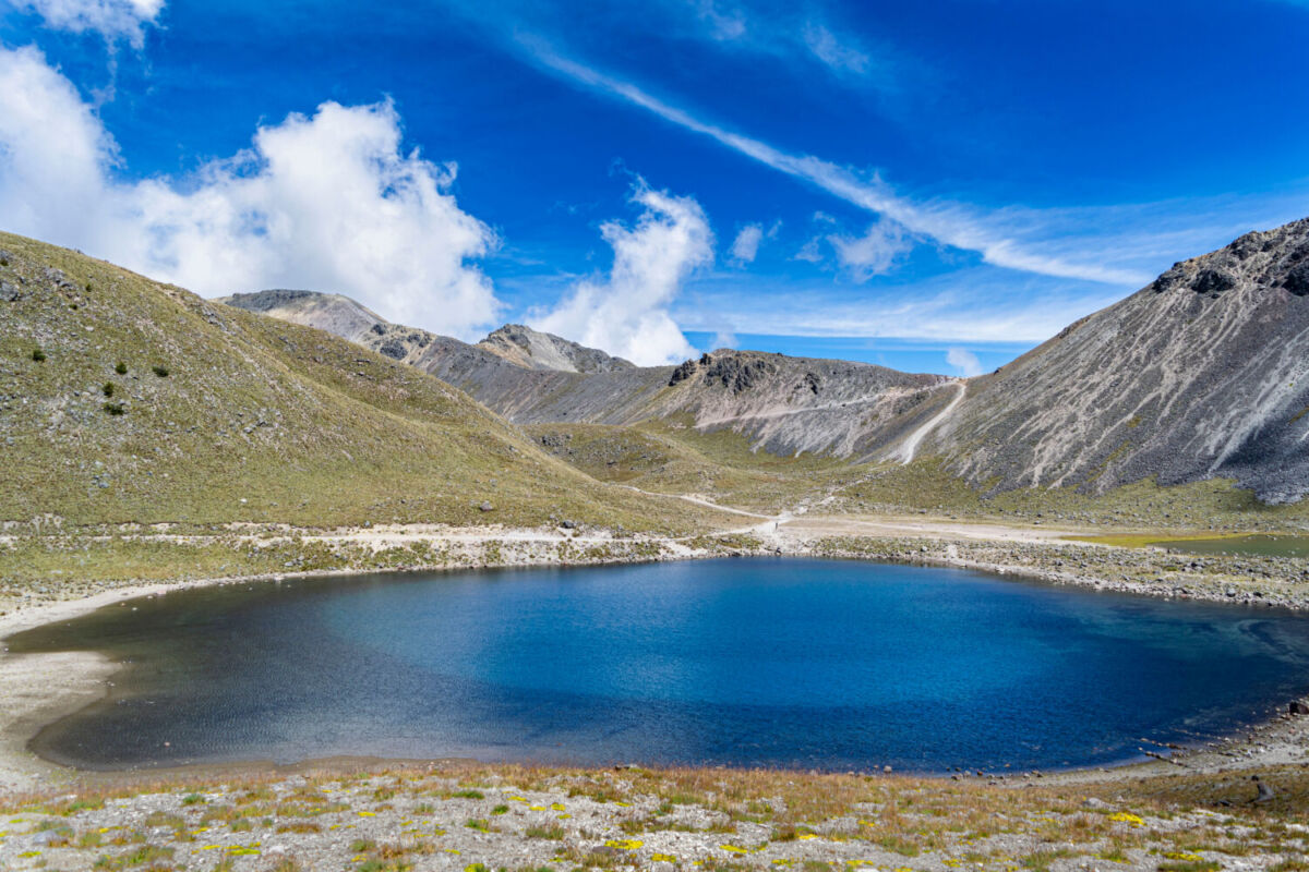 vista de la Laguna de la Luna en el Nevado de Toluca 