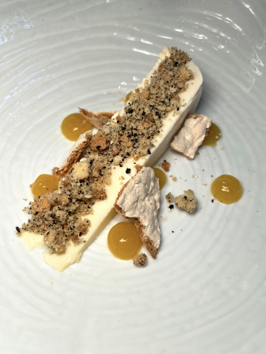 Postre frutal del Wine bar by CMB