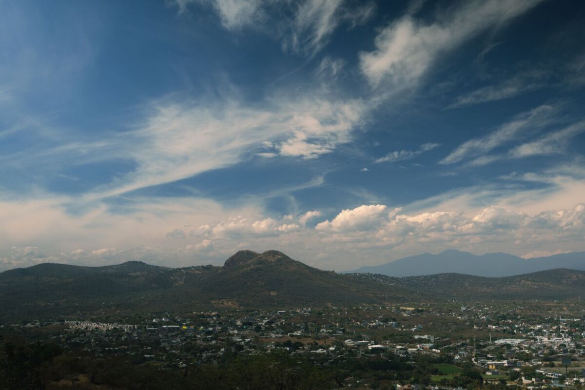 vista aérea de Yautepec, Morelos