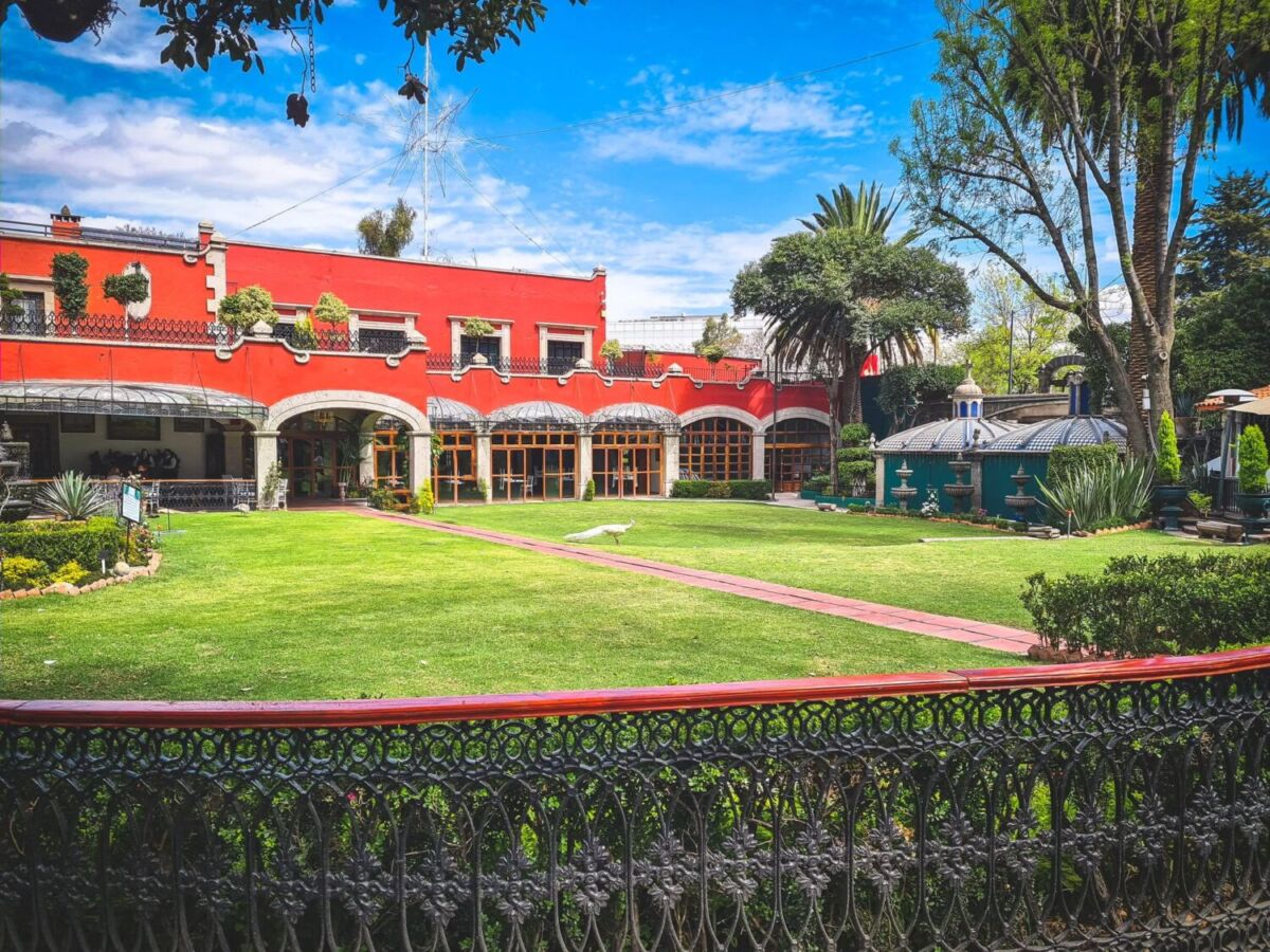 Vista panorámica de la Antigua Hacienda de Tlalpan