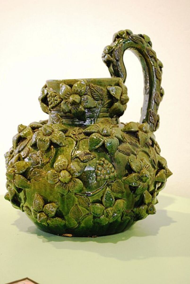 barro verde con pastillas