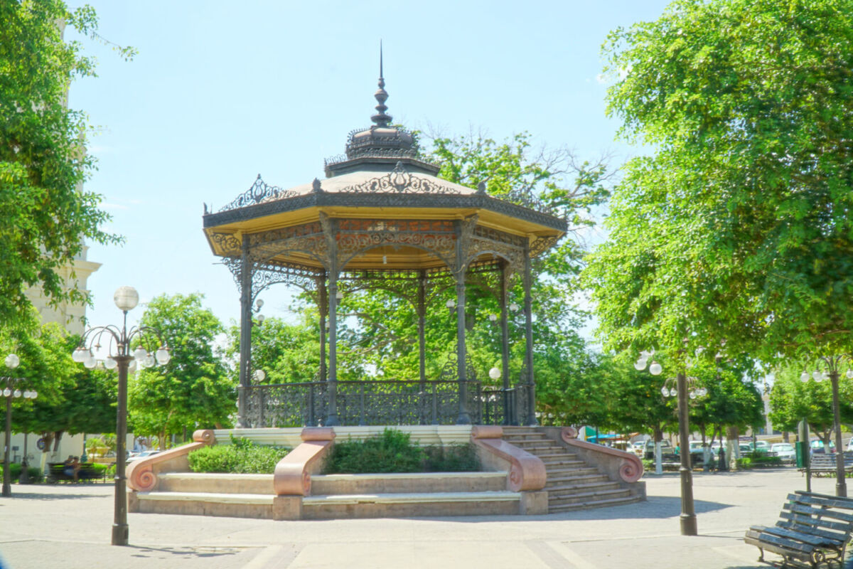 quiosco en la plaza de Hermosillo, Sonora 