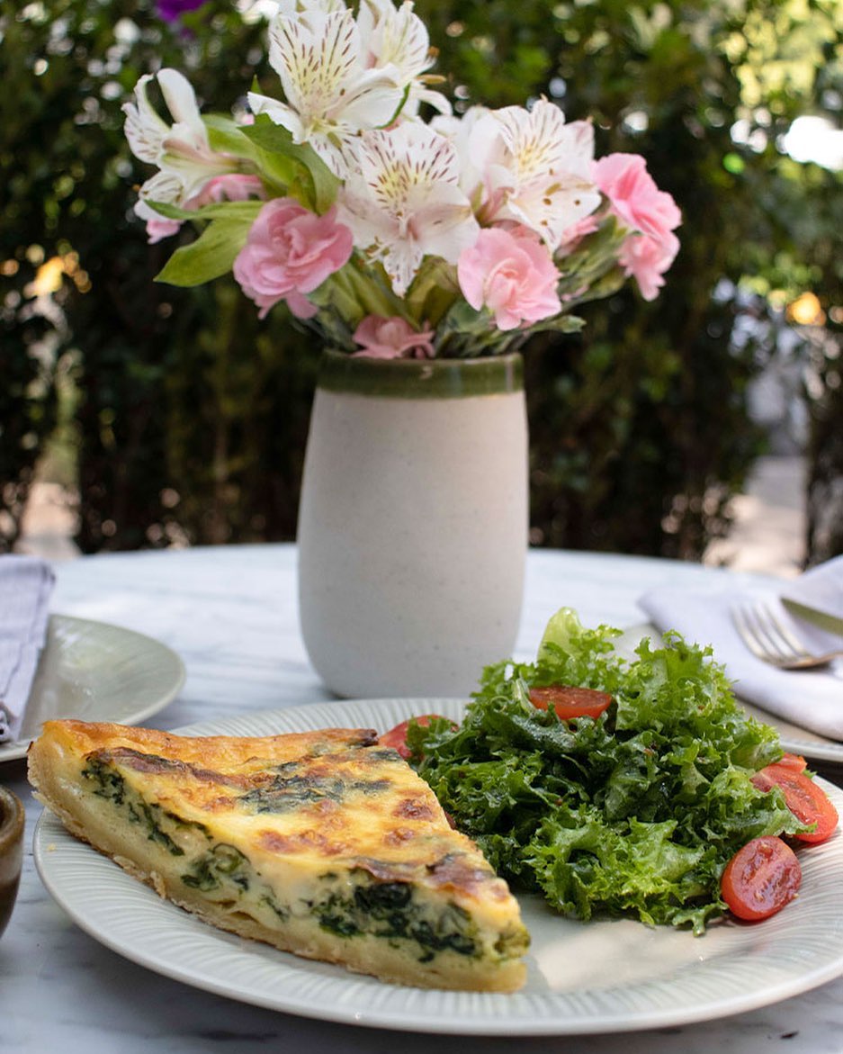 tarta francesa con ensalada 