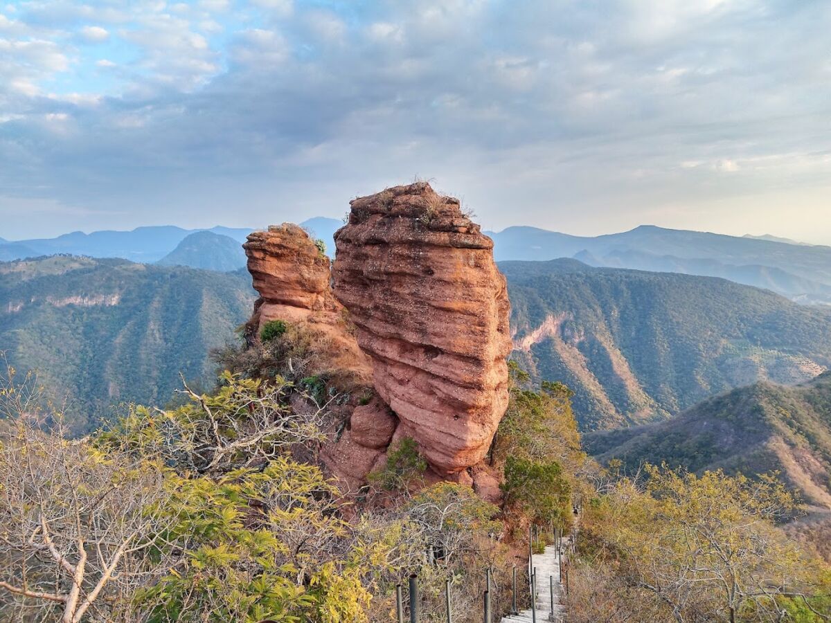 vista aérea del Cerro de la Coyota