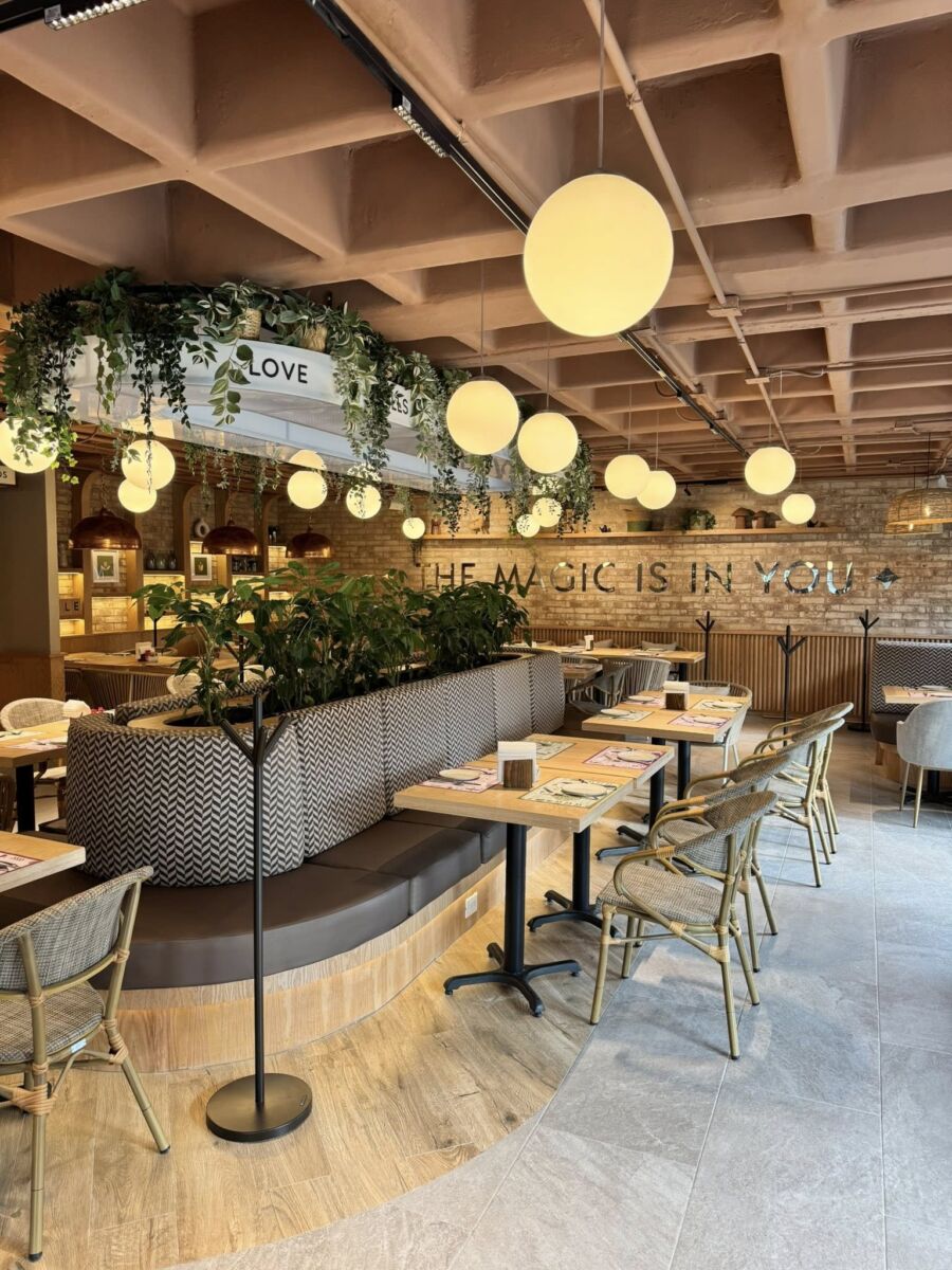 Interior del restaurante Tagers en la CDMX 