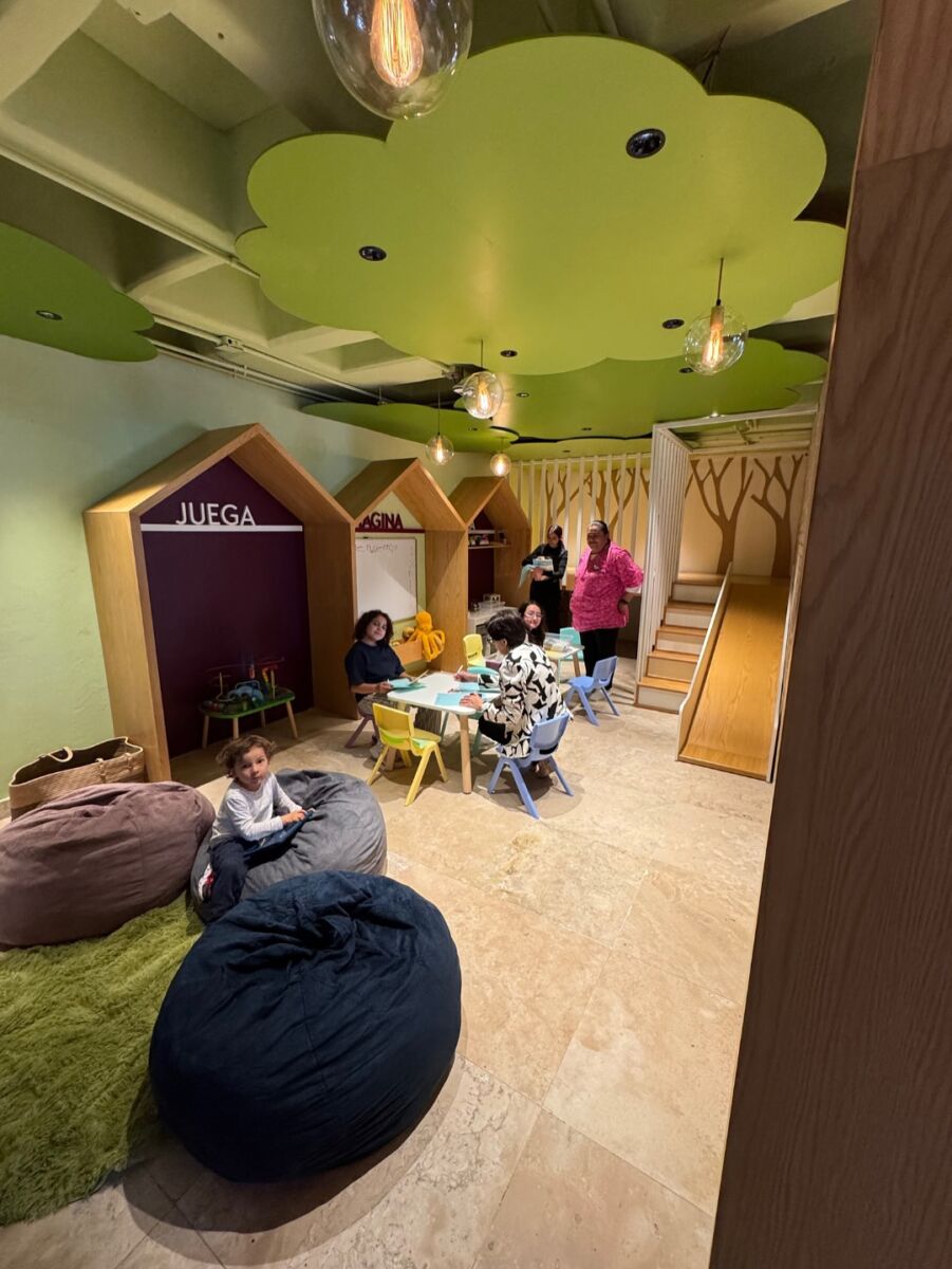 Área de niños en el restaurante Tagers de la CDMX 