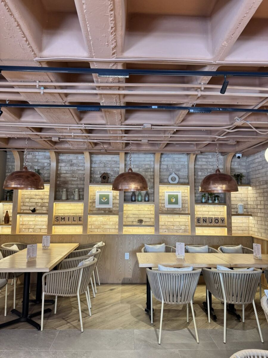 Interior del restaurante Tagers en la CDMX
