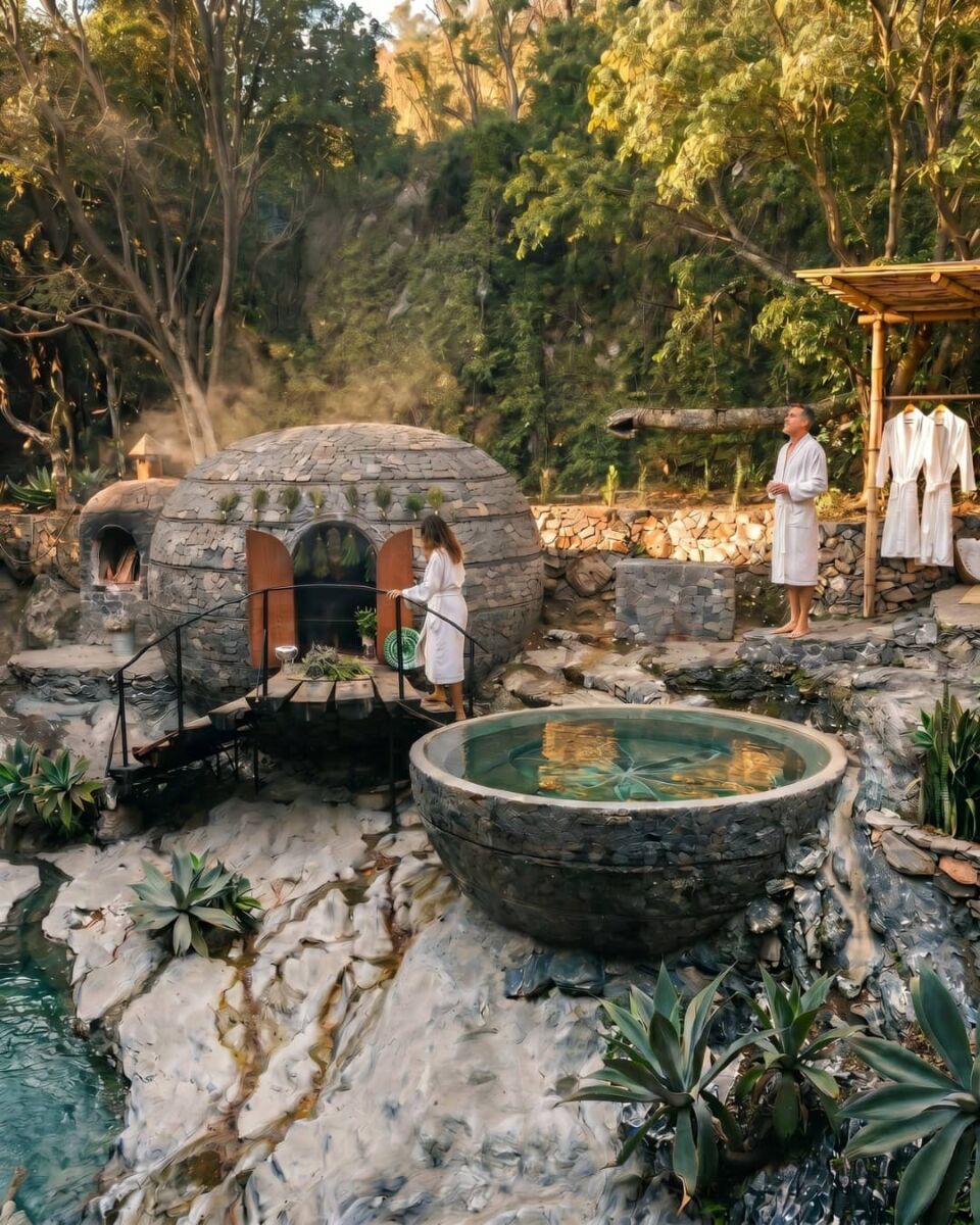 temazcal elegante en valle de bravo