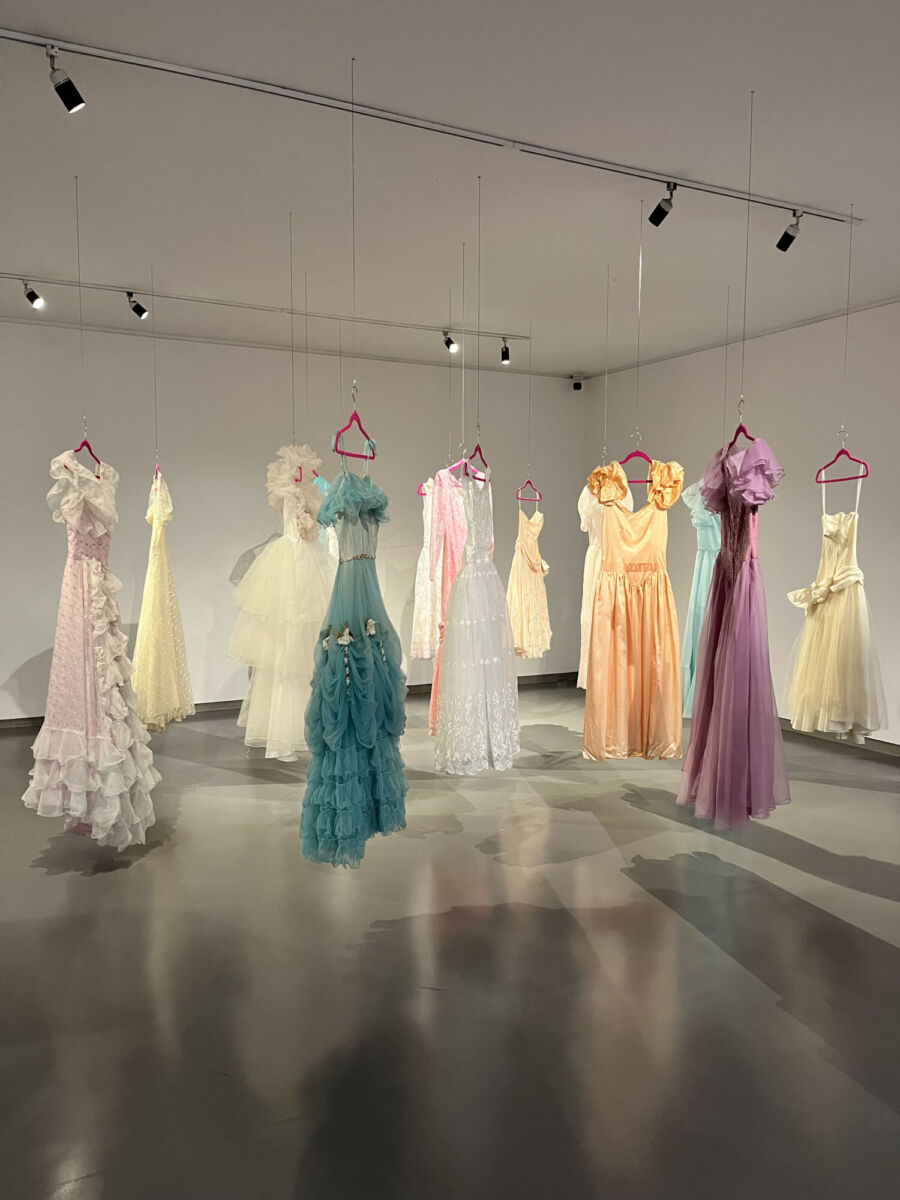 instalación en Líneas de Fuga en el museo de arte carrillo gil