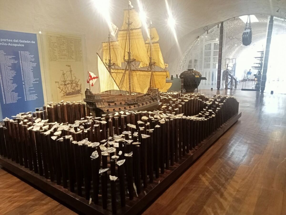 Maqueta de un barco de vela español