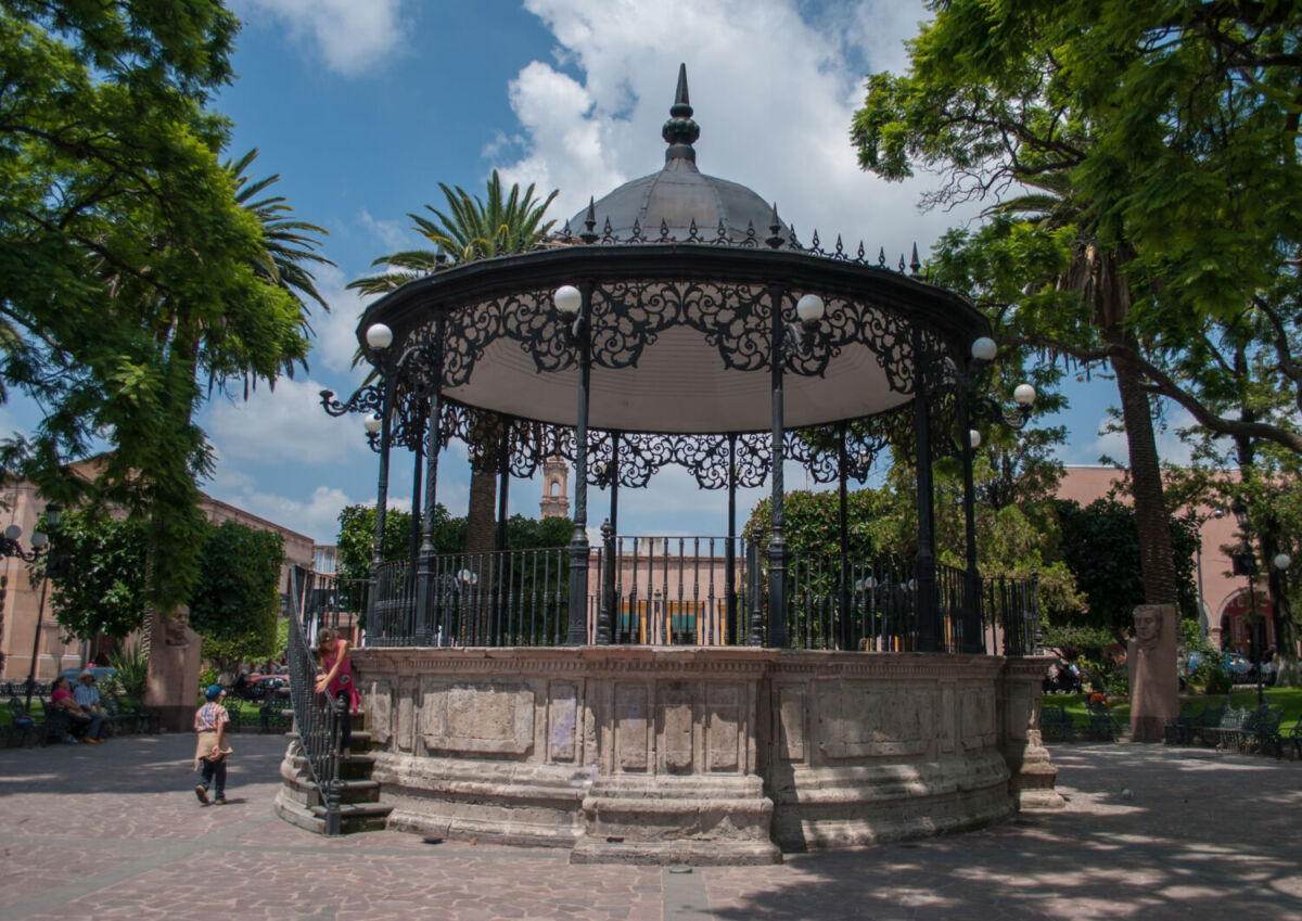 kiosco de hierro en lagos de moreno jalisco