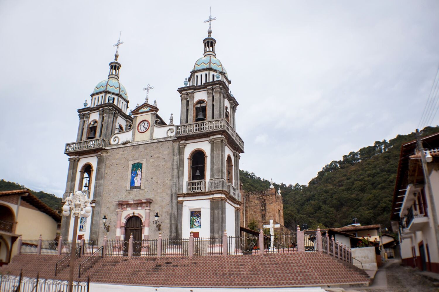 iglesia del pueblo de navidad
