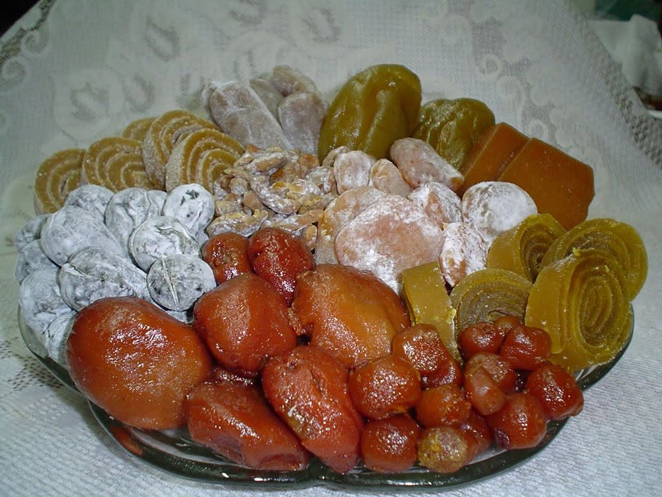 dulces típicos de fruta de temporada