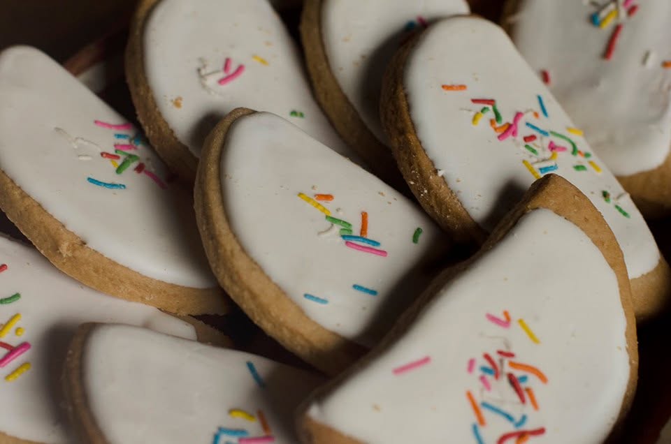 Galletas de media luna tradicionales de Mascota, Jalisco