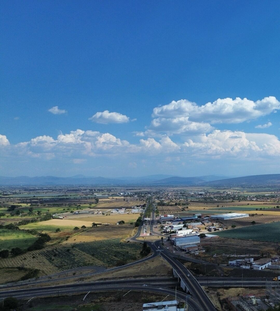 vista aérea de Pénjamo, Guanajuato