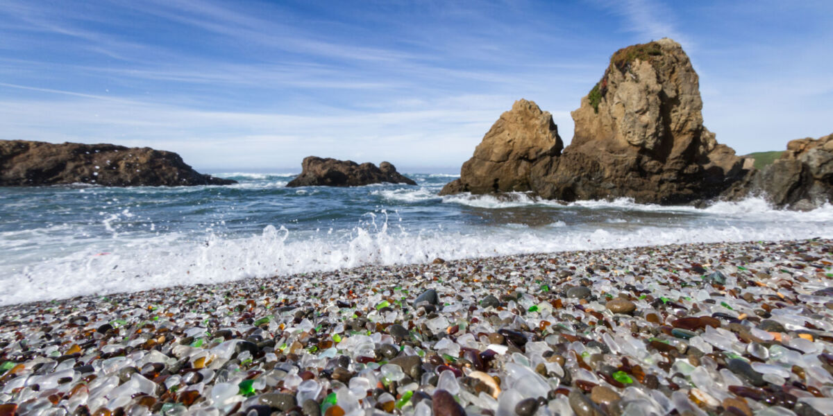 playa de vidrio 