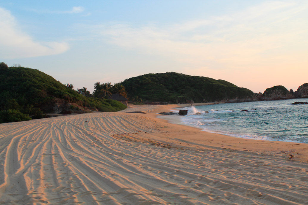 playa virgen en Jalisco