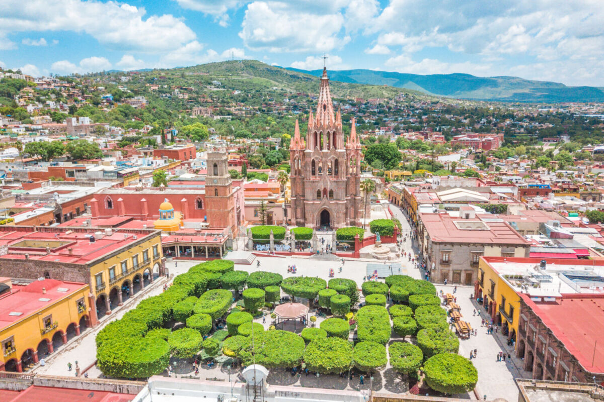 imagen panorámica del centro de san miguel de allende