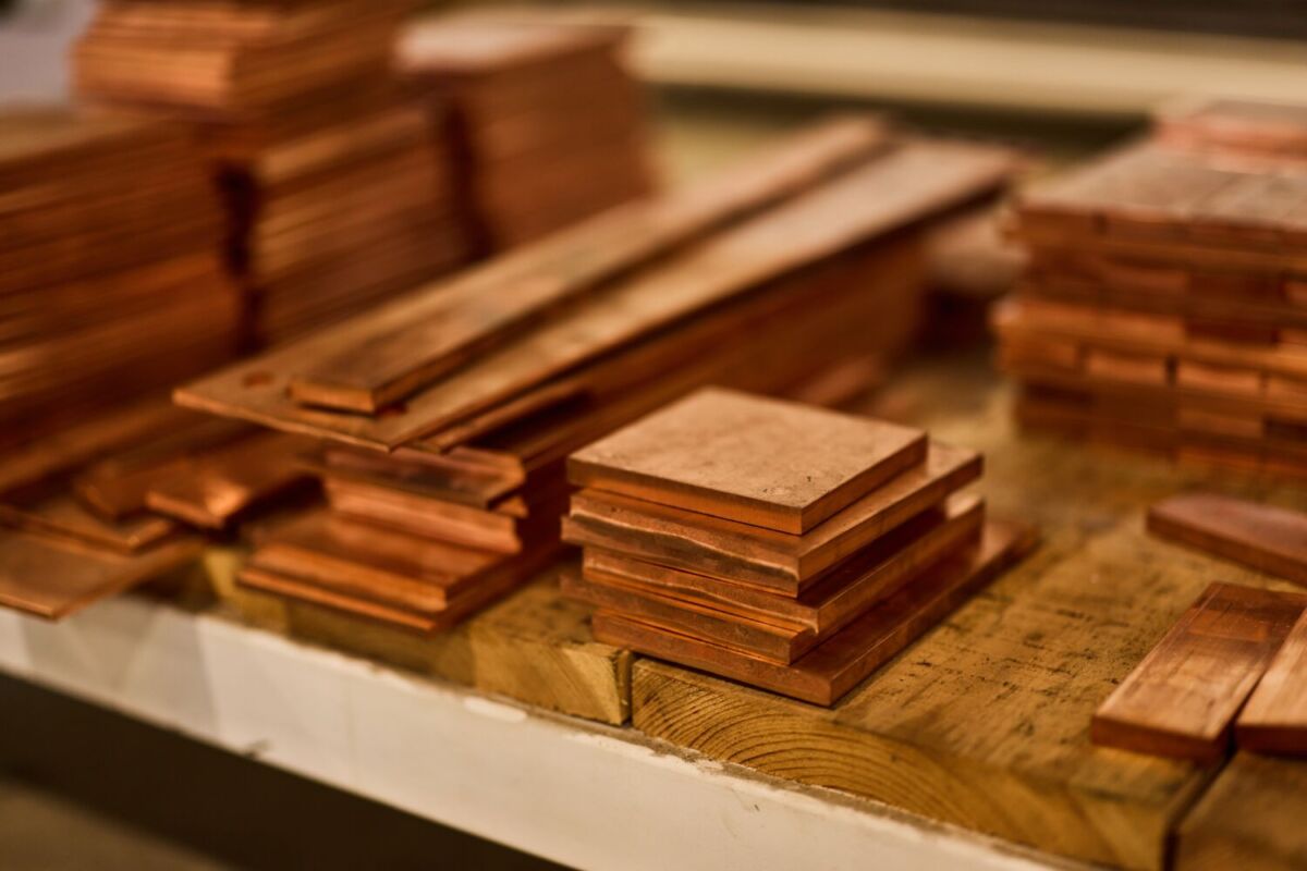 placas de cobre 