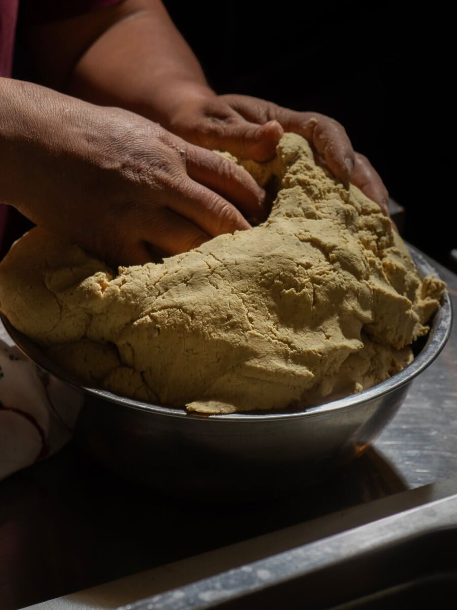 Masa de maíz nixtamalizado en Siembra Tortillería