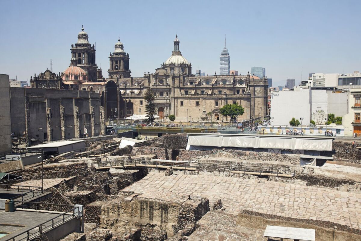 Templo Mayor en el Centro Histórico de la CDMX
