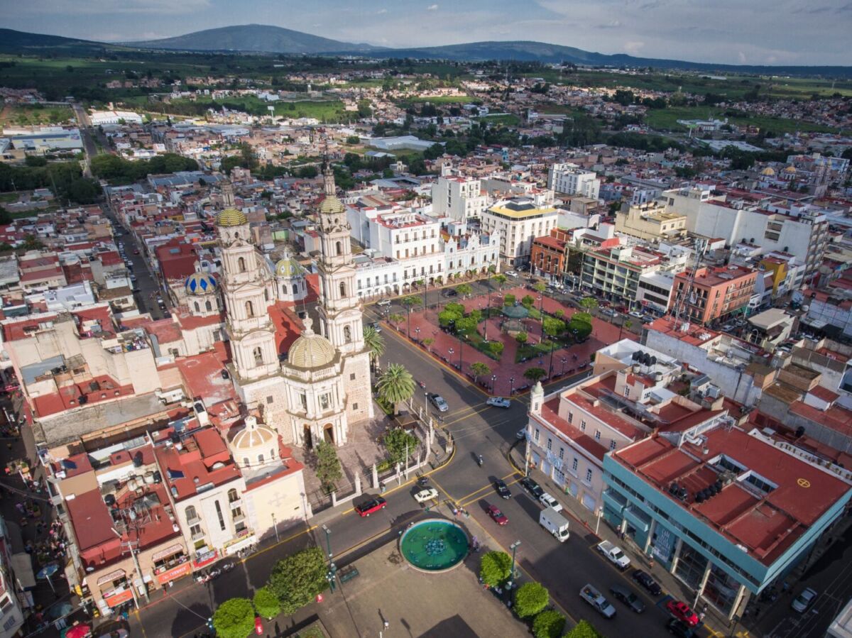 vista aérea de Tepatitlán de Morelos, Jalisco 