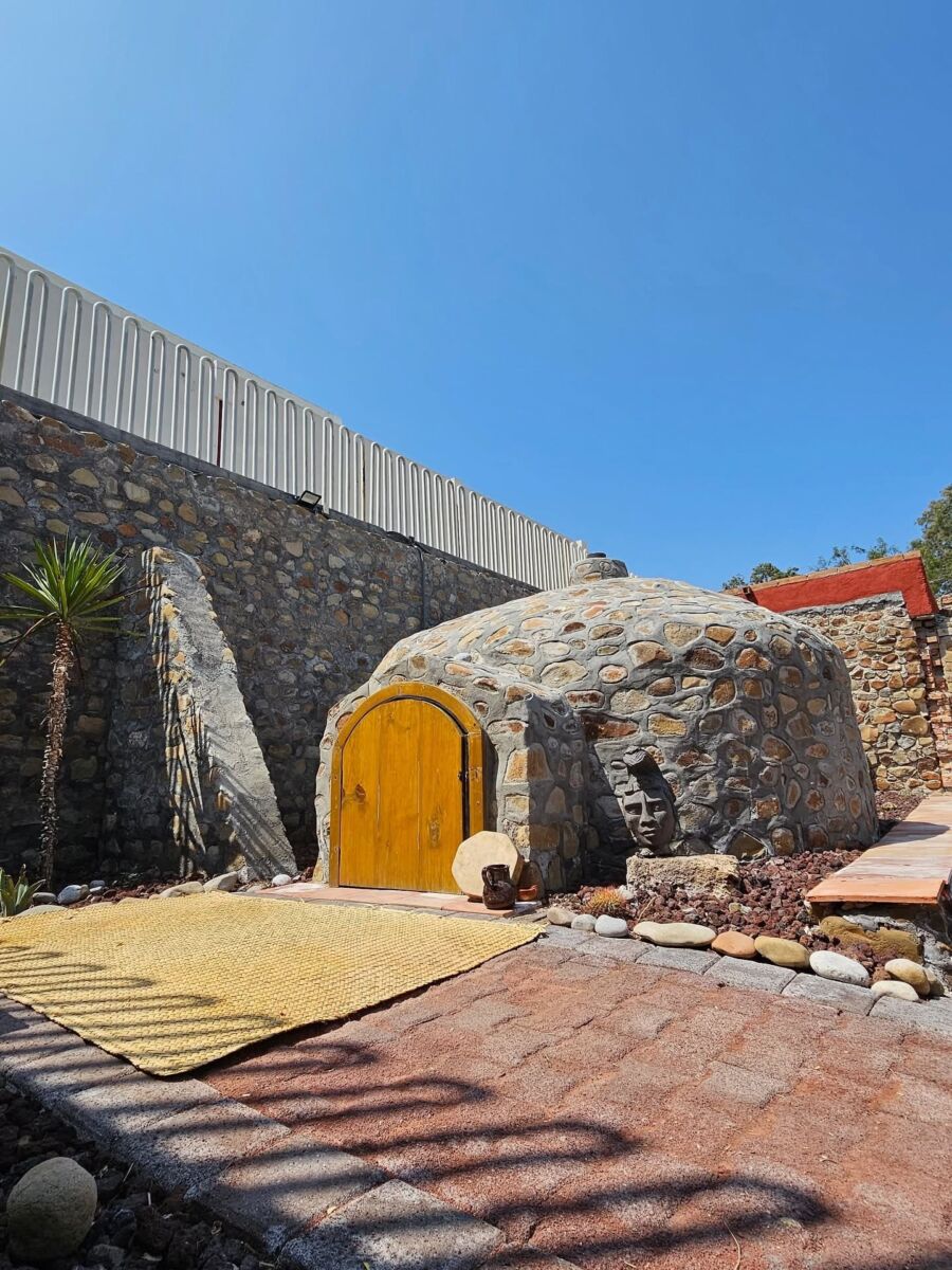 temazcal de piedra tradicional