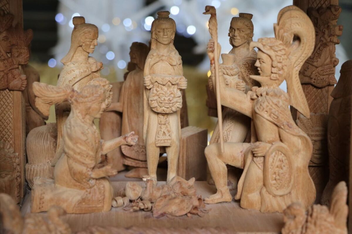 nacimiento prehispánico por artesana
