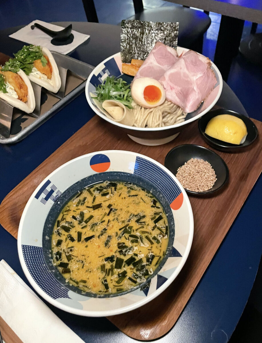 Platillo Tsukemen, dipping noodles en Tonchin CDMX