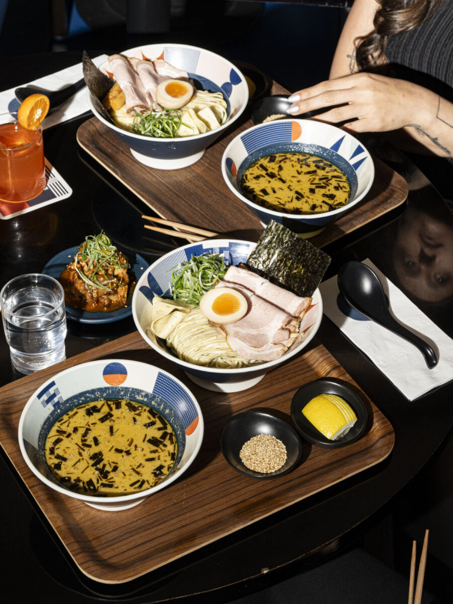 Platillo Tsukemen, dipping noodles en Tonchin CDMX