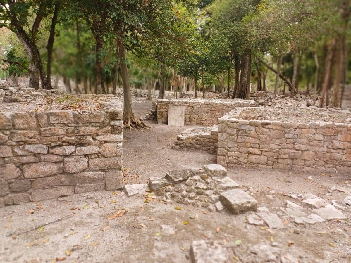 Vestigios arqueológicos de Xel Há en Tulum, Quintana Roo