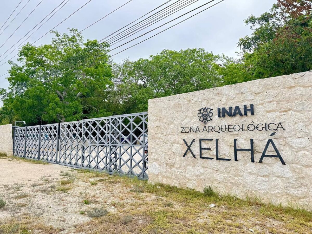 Entrada a la Zona Arqueológica de Xel Há en Quintana Roo 