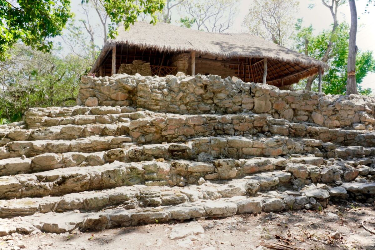 Vestigios arqueológicos de Xel Há en Tulum, Quintana Roo