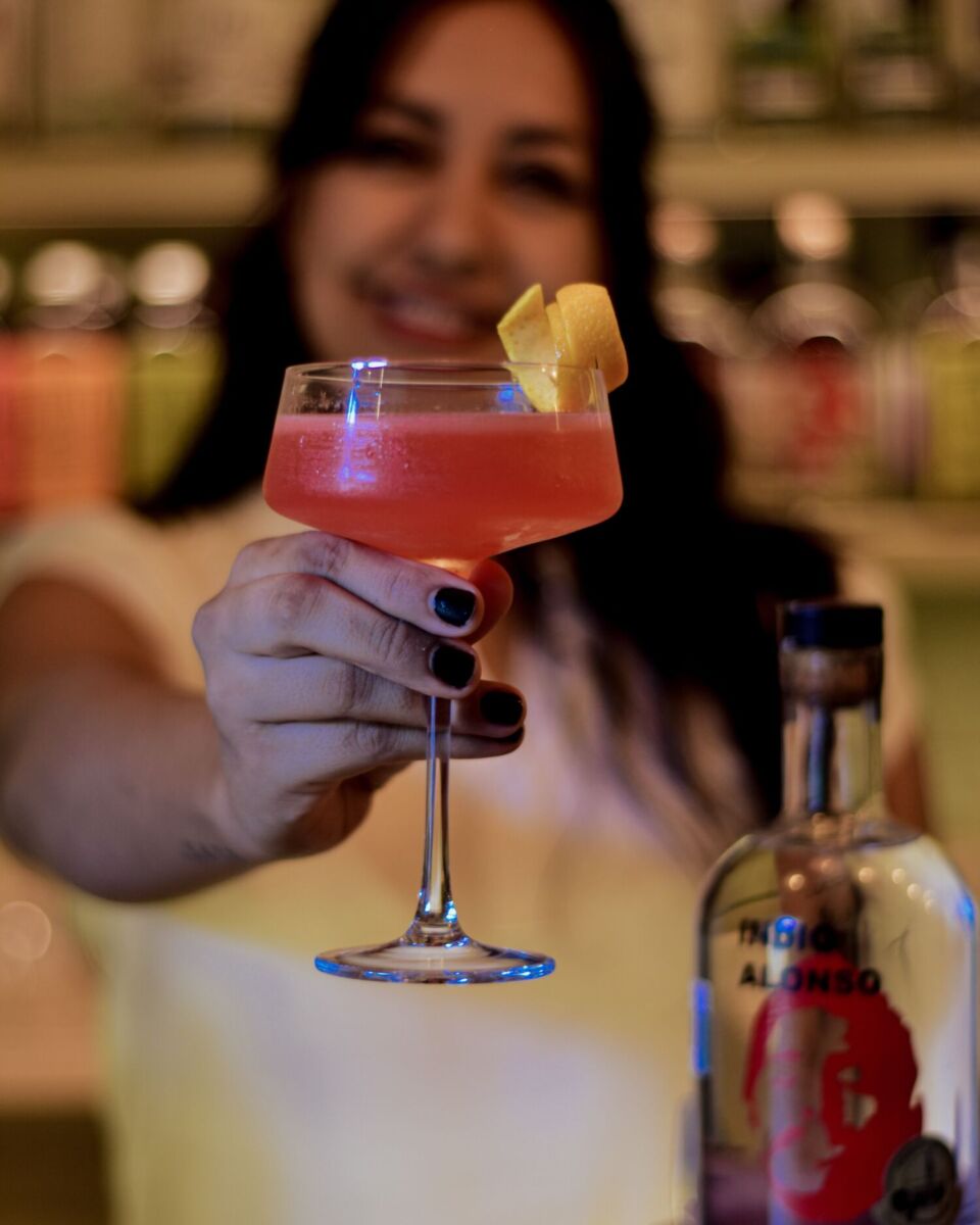 coctel de autor con licor mexicano