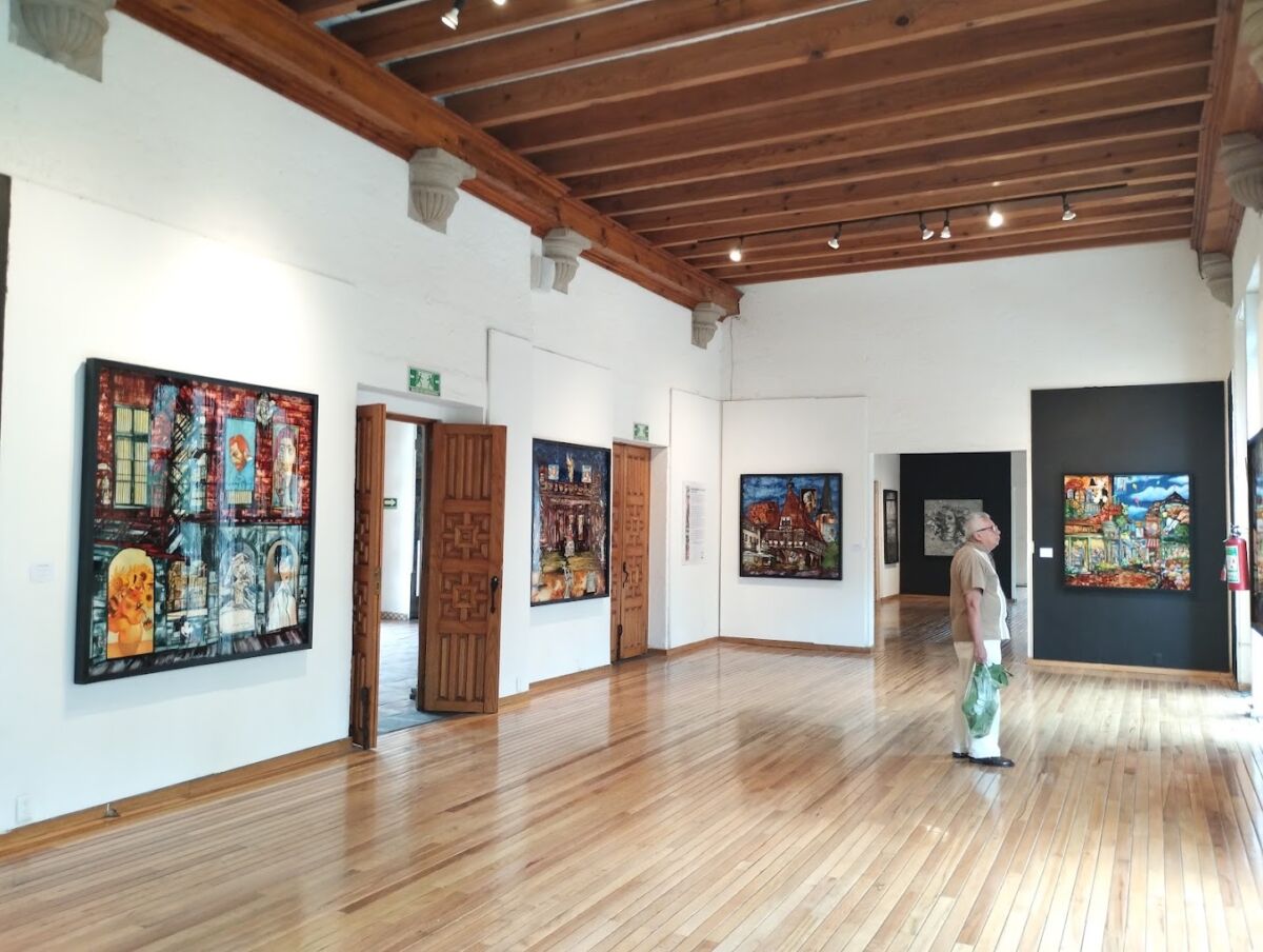 obras de arte en un museo