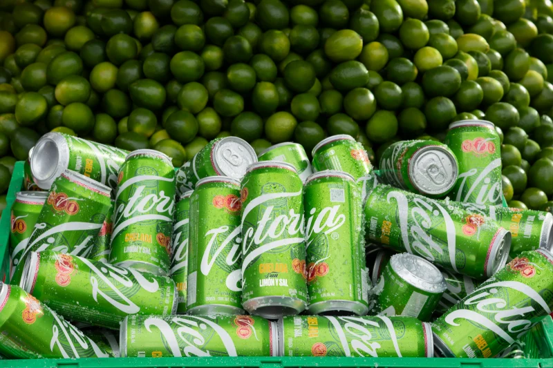 latas de cerveza