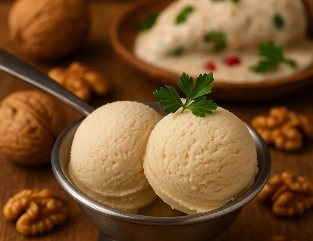 El helado de nogada causa sensación esta temporada: tenemos la receta fácil y rápida